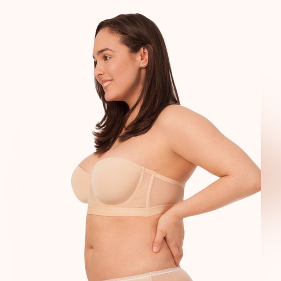 Likely The Smooth Strapless Toasted Almond & Jet Black 34A Bundle Like New - Picture 6 of 13